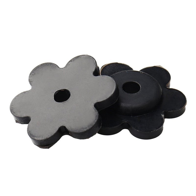 SUMAJU 5pcs Flag Stops, Rubber Garden Flag Stoppers Flag Pole Stopper for Christmas Garden Flag Pole Stand - Image 2